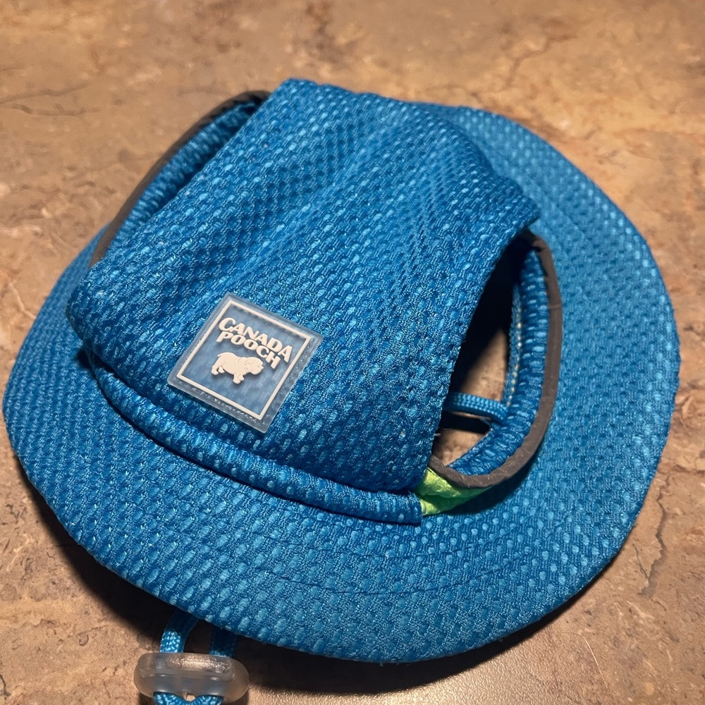 Canada Pooch cooling hat for dogs.